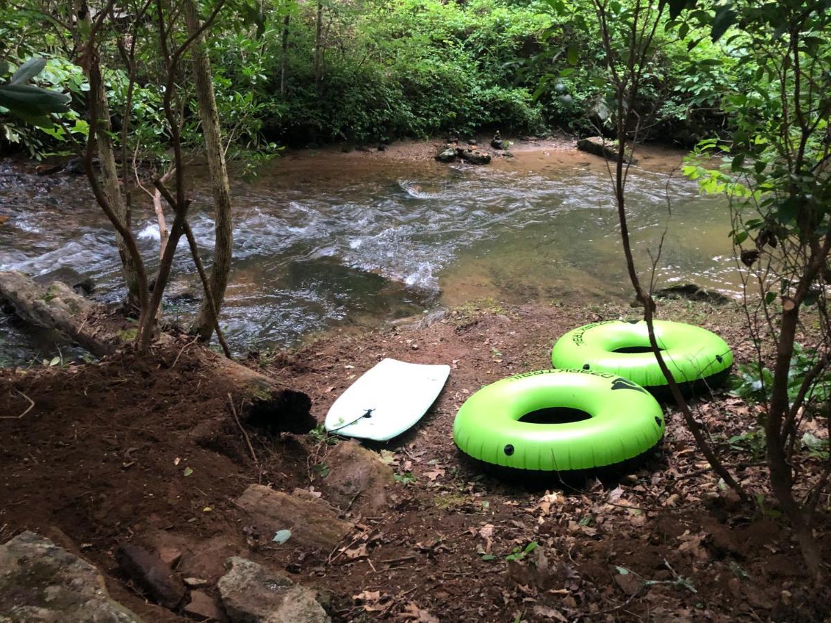 Cozy Creekfront Family Cabin-Pet Friendly -Gamerm-Hot Tub 히와세이 외부 사진